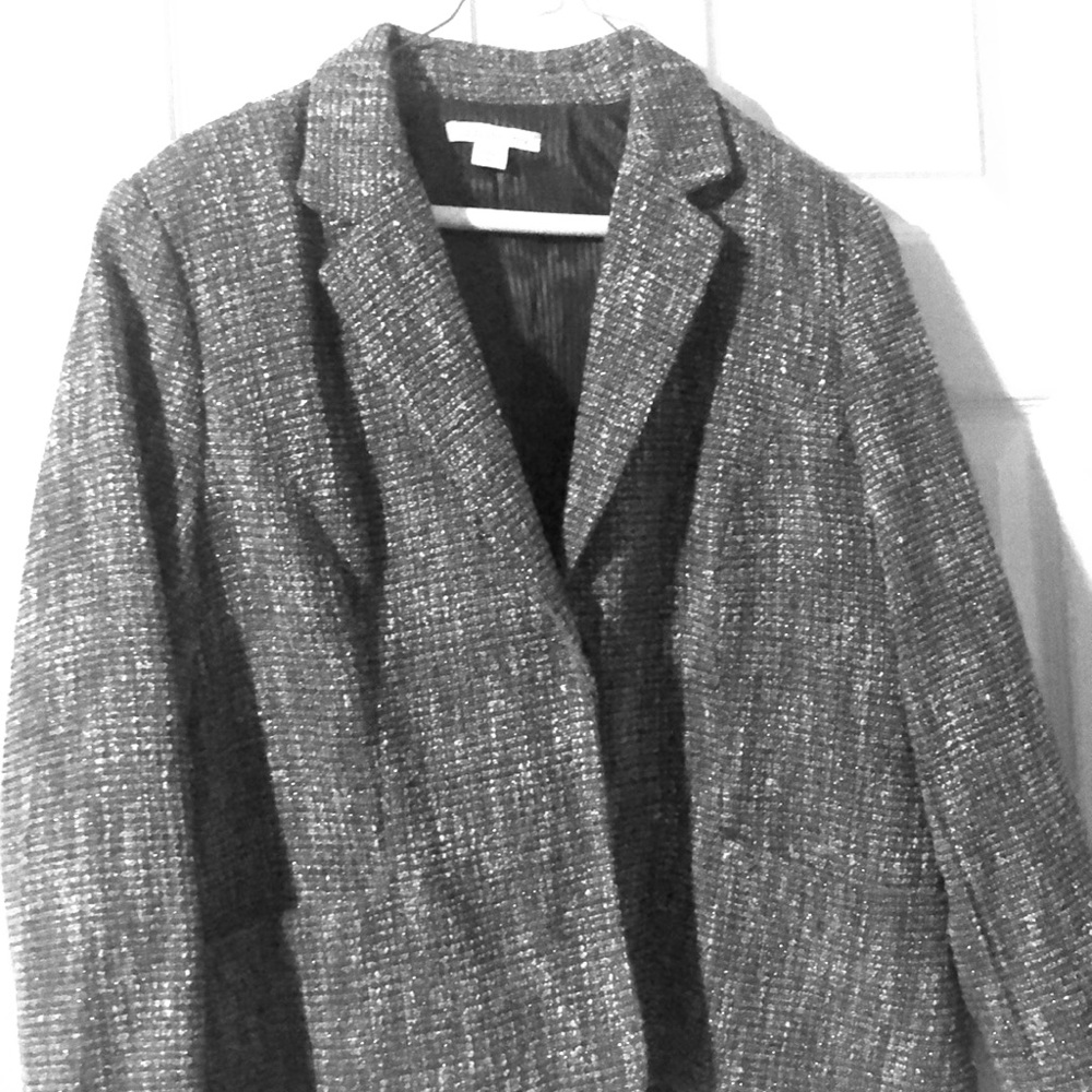 Gray tweed jacket